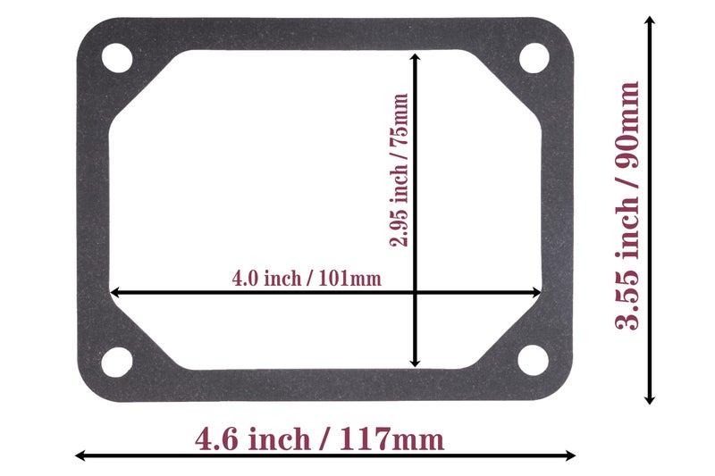 BEONEO 690971 Rocker Valve Cover Gasket Replacement For Briggs & Stratton Oil Heat Resistant 273486 698745 475-452 498745 690981 19H132 19H232 19L132 19L237 201332 201412 202337 5Pack Black - Image 3